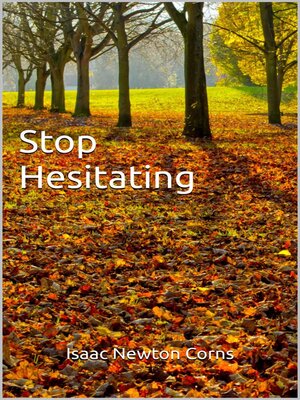 cover image of Stop Hesitating